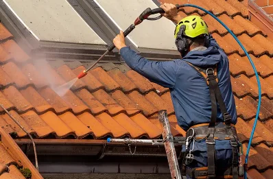 Démoussage et hydrofuge de toiture à Grézolles